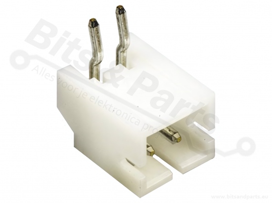 Box header JST PH 2-pin male connector 2mm angled